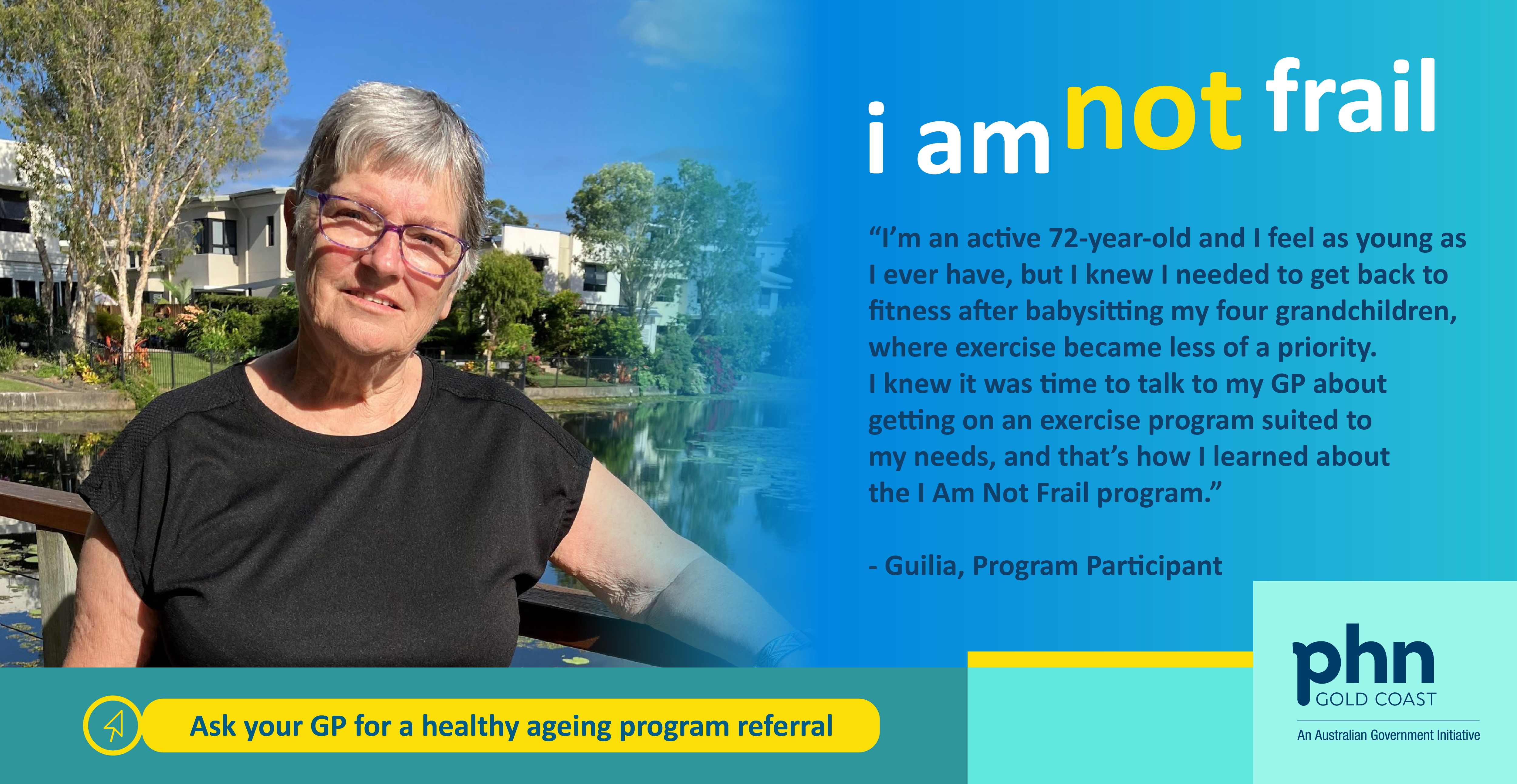 Testimonials - I am not Frail - Gulia