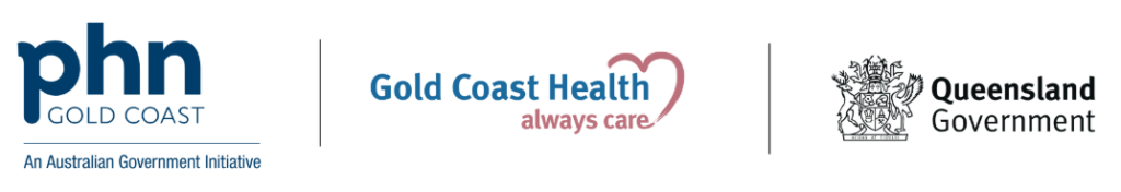 GCPHN, Gold Coast Health and QLD Government Logos