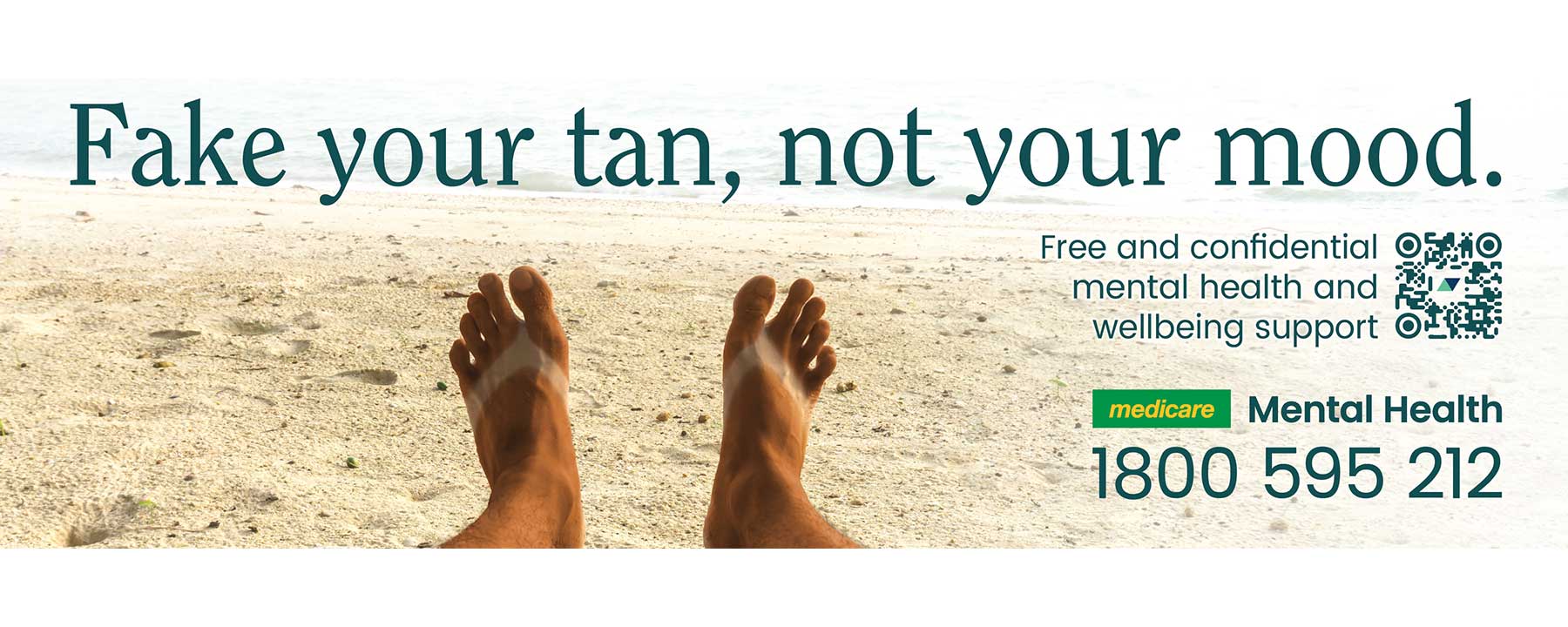 Medicare Mental Health Phone Service promotional campaign.